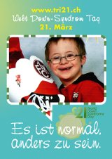 Poster zum Welt Down-Syndrom Tag 2012