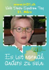 Poster zum Welt Down-Syndrom Tag 2012