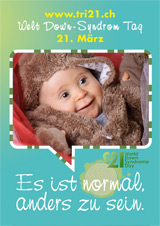 Poster zum Welt Down-Syndrom Tag 2012