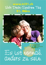 Poster zum Welt Down-Syndrom Tag 2012