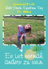 Poster zum Welt Down-Syndrom Tag 2012