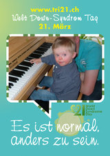 Poster zum Welt Down-Syndrom Tag 2012