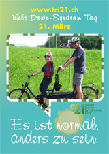 Poster zum Welt Down-Syndrom Tag 2012