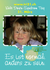 Poster zum Welt Down-Syndrom Tag 2012