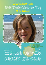 Poster zum Welt Down-Syndrom Tag 2012