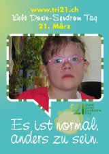 Poster zum Welt Down-Syndrom Tag 2012