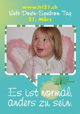 Poster zum Welt Down-Syndrom Tag 2012