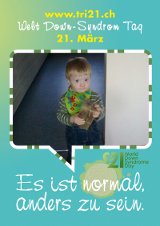 Poster zum Welt Down-Syndrom Tag 2012
