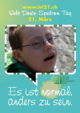 Poster zum Welt Down-Syndrom Tag 2012