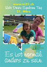 Poster zum Welt Down-Syndrom Tag 2012