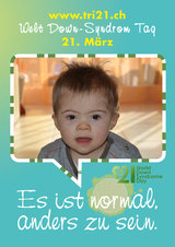 Poster zum Welt Down-Syndrom Tag 2012