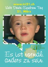 Poster zum Welt Down-Syndrom Tag 2012