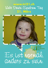 Poster zum Welt Down-Syndrom Tag 2012
