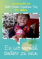 Poster zum Welt Down-Syndrom Tag 2012