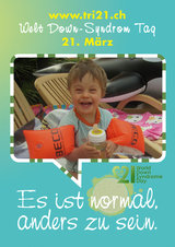 Poster zum Welt Down-Syndrom Tag 2012