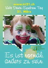 Poster zum Welt Down-Syndrom Tag 2012