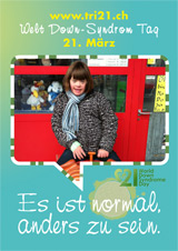 Poster zum Welt Down-Syndrom Tag 2012