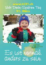 Poster zum Welt Down-Syndrom Tag 2012
