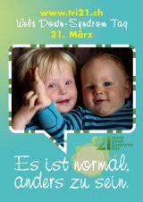 Poster zum Welt Down-Syndrom Tag 2012
