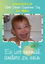 Poster zum Welt Down-Syndrom Tag 2012
