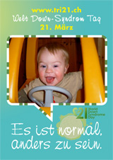 Poster zum Welt Down-Syndrom Tag 2012