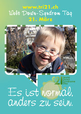 Poster zum Welt Down-Syndrom Tag 2012