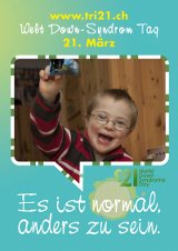 Poster zum Welt Down-Syndrom Tag 2012
