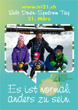 Poster zum Welt Down-Syndrom Tag 2012