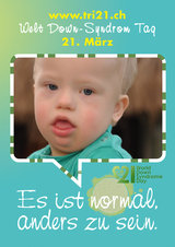 Poster zum Welt Down-Syndrom Tag 2012