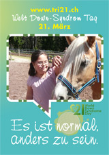 Poster zum Welt Down-Syndrom Tag 2012