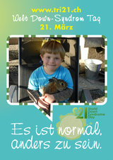Poster zum Welt Down-Syndrom Tag 2012