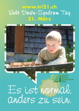 Poster zum Welt Down-Syndrom Tag 2012