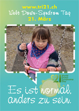 Poster zum Welt Down-Syndrom Tag 2012
