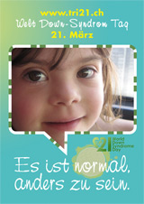 Poster zum Welt Down-Syndrom Tag 2012