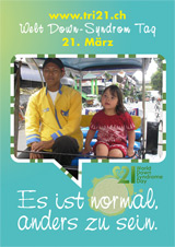 Poster zum Welt Down-Syndrom Tag 2012