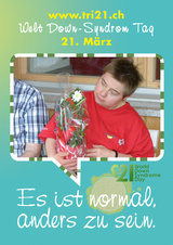 Poster zum Welt Down-Syndrom Tag 2012