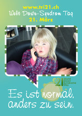Poster zum Welt Down-Syndrom Tag 2012