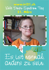 Poster zum Welt Down-Syndrom Tag 2012