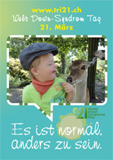 Poster zum Welt Down-Syndrom Tag 2012