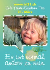 Poster zum Welt Down-Syndrom Tag 2012