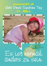 Poster zum Welt Down-Syndrom Tag 2012
