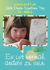 Poster zum Welt Down-Syndrom Tag 2012
