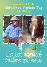 Poster zum Welt Down-Syndrom Tag 2012