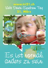 Poster zum Welt Down-Syndrom Tag 2012