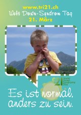 Poster zum Welt Down-Syndrom Tag 2012