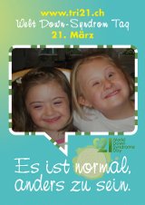 Poster zum Welt Down-Syndrom Tag 2012