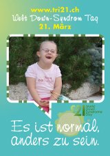Poster zum Welt Down-Syndrom Tag 2012