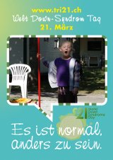 Poster zum Welt Down-Syndrom Tag 2012