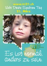Poster zum Welt Down-Syndrom Tag 2012