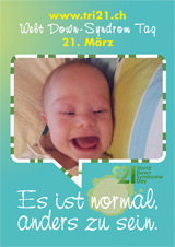 Poster zum Welt Down-Syndrom Tag 2012